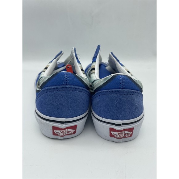 Vans Skate Shoes 721454 Men Size 5 Women’s 6.5 Lace Up Blue White Skateboarding - Picture 5 of 7